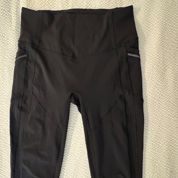 Lululemon All The Right Places Pant II 28" Reflective Black Mid-Rise Leggings 10 - Picture 3 of 11